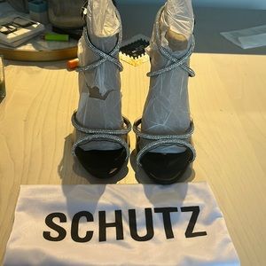 Schutz black heels.